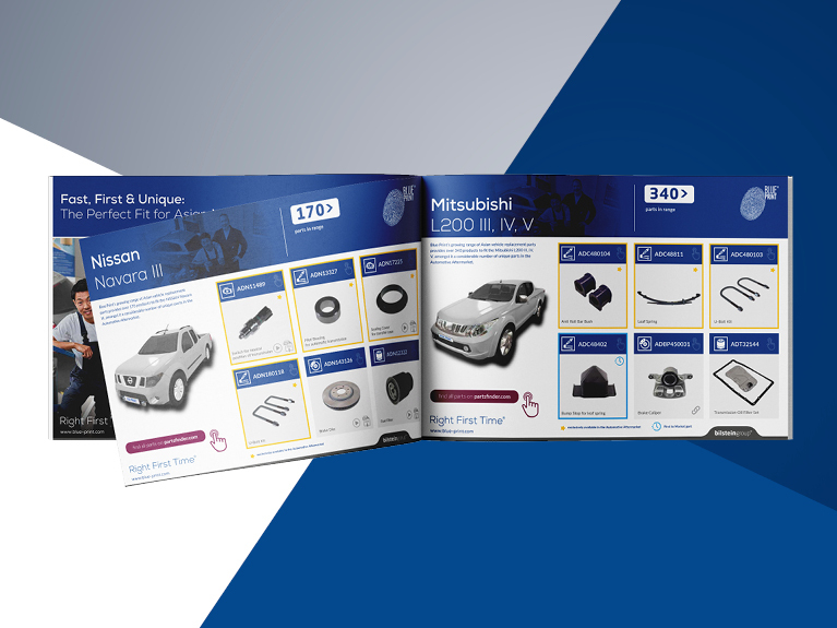 Blue Print digitālās brošūras priekšskatījums kā speciālists Āzijas automobiļiem